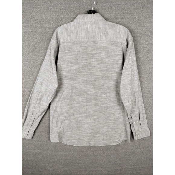 Mountain Hardwear Mens Shirt XL Gray Button Up Long Sleeve Outdoor Gorp Camping - Picture 7 of 9